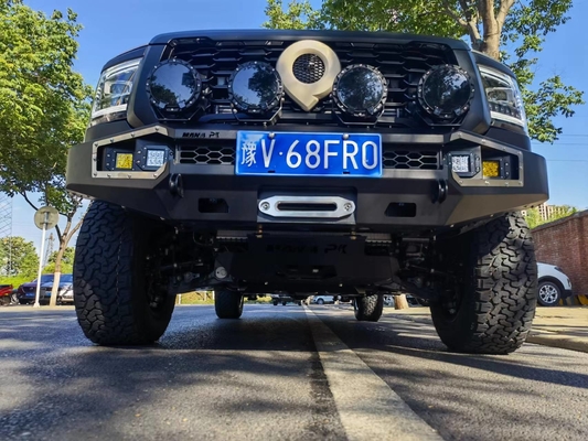 Offroad 4x4 Bull Bar Rear Bumper Black Steel For Great Wall Cannon