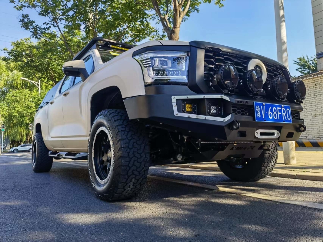 Offroad 4x4 Bull Bar Rear Bumper Black Steel For Great Wall Cannon