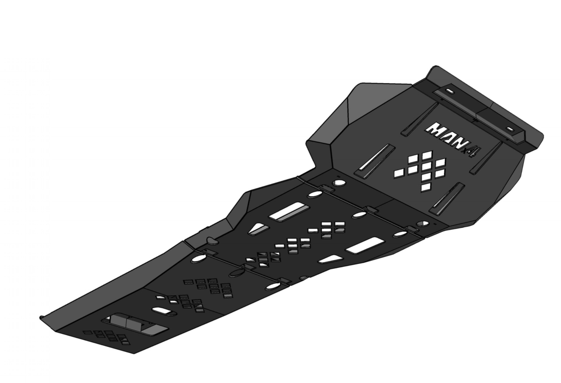 Steel Offroad 4x4 Skid Palte For Tundra 2022 Powder Coating