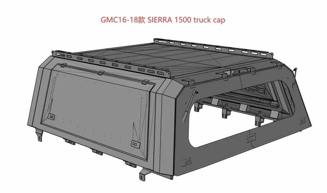 1.5mm Pickup GMC Canopy For GMC1500 Matte / Glossy Surface