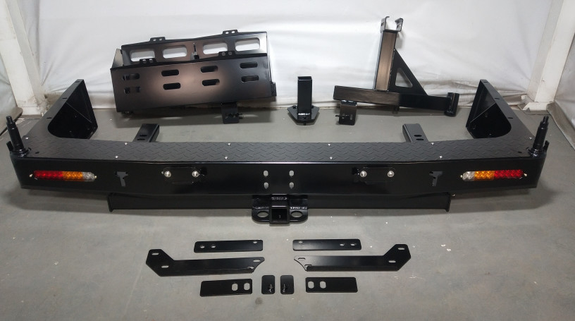 Rear Steel Offroad TOYOTA 200 Series Landcruiser Bullbar 2008-2020