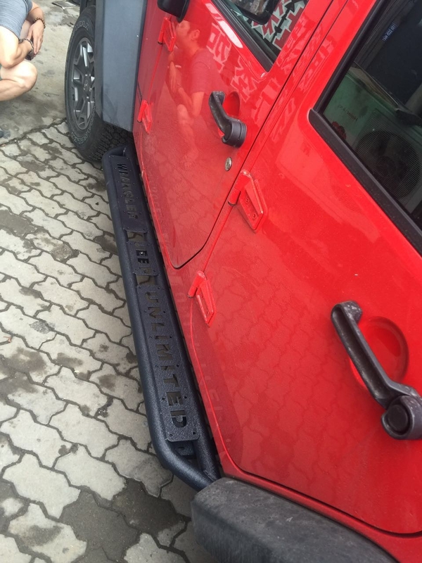 Retractable JEEP Side Steps Side Rails For Jeep Wrangler JK JL