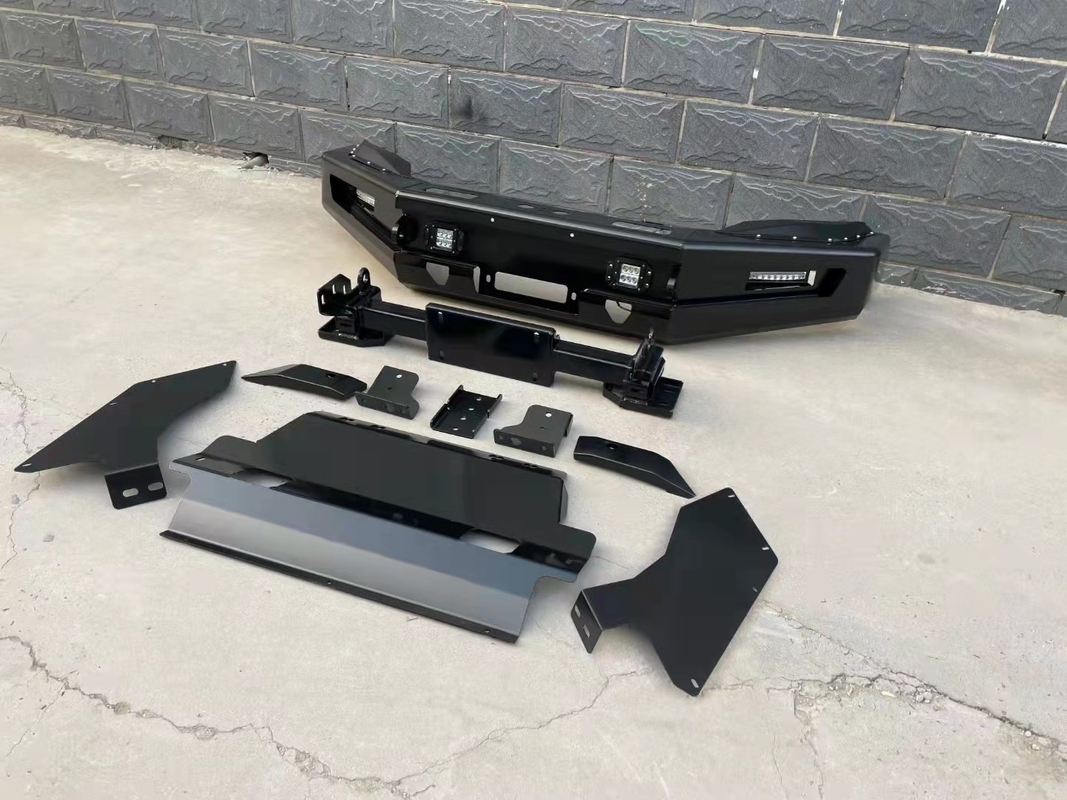 Black Powder Coating Rear TOYOTA Bull Bar For HILUX Rocco 2019
