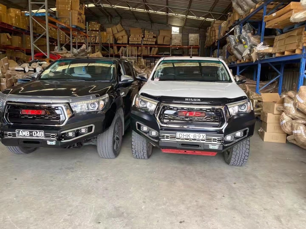Steel Black Front HILUX Rocco Bullbar Vigo Revo 2002-2019 Powder Coating