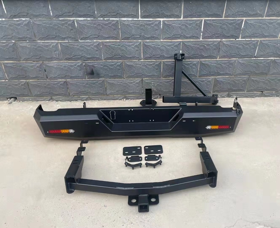 Powder Coated Q235 Steel Bull Bar Rear Bumper GMC Sierra 1500