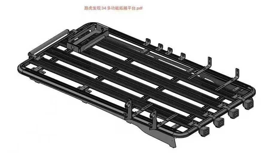 OEM Multifunctioan Fj Cruiser Flat Roof Rack Rails Universal