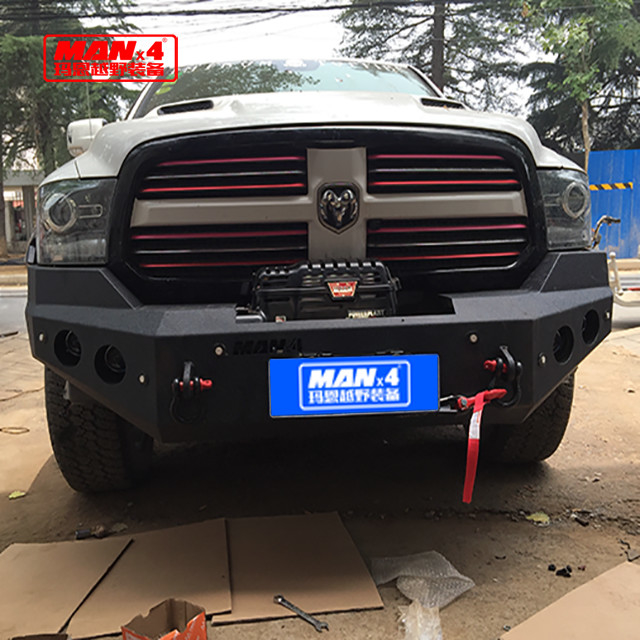 ISO9001 black Front 4x4 bumper Steel Bull Bar For Dodge 2006