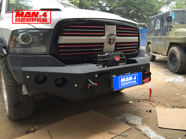 ISO9001 black Front 4x4 bumper Steel Bull Bar For Dodge 2006