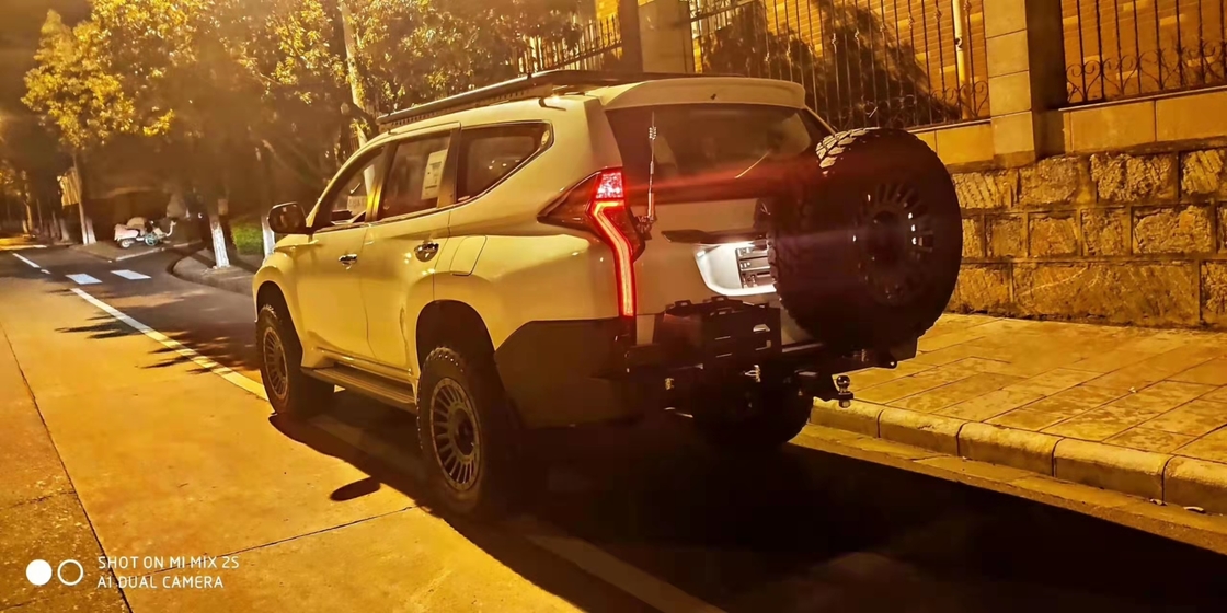 Steel Rear 2015-2020 Pajero Sport Bull Bar Nudge Bar No Loop