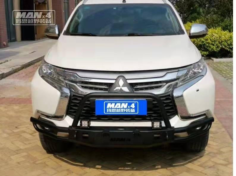 Front 2015-2019 Mitsubishi Pajero Sport Bull Bar OEM ODM
