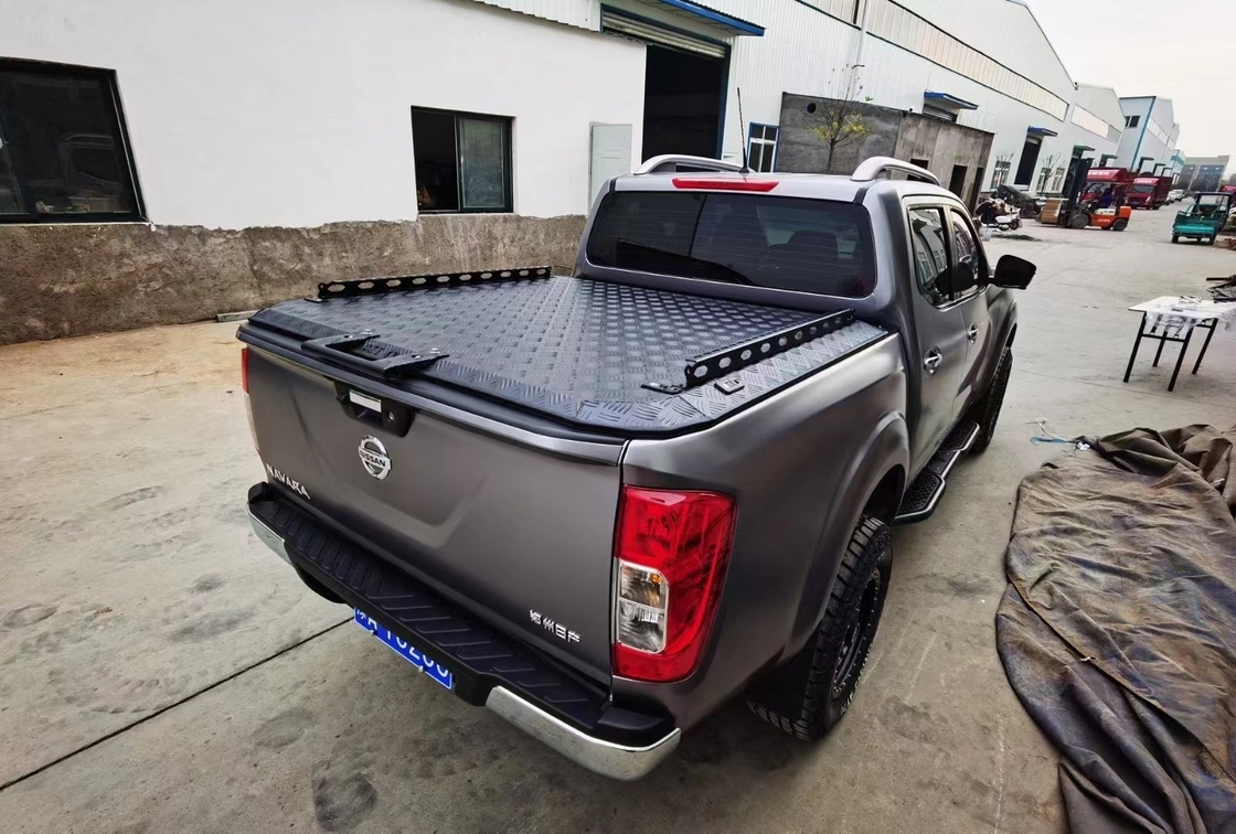 Aluminum NISSAN Roll Bar Pickup Bed Cover Hard Lid For Navara Dmax